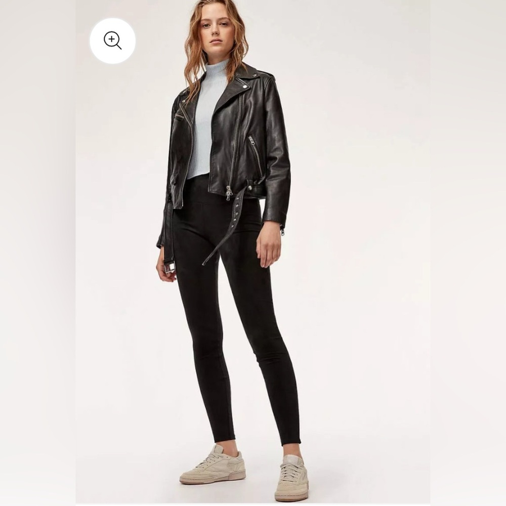 Aritzia Wilfred Free Daria pant in suede